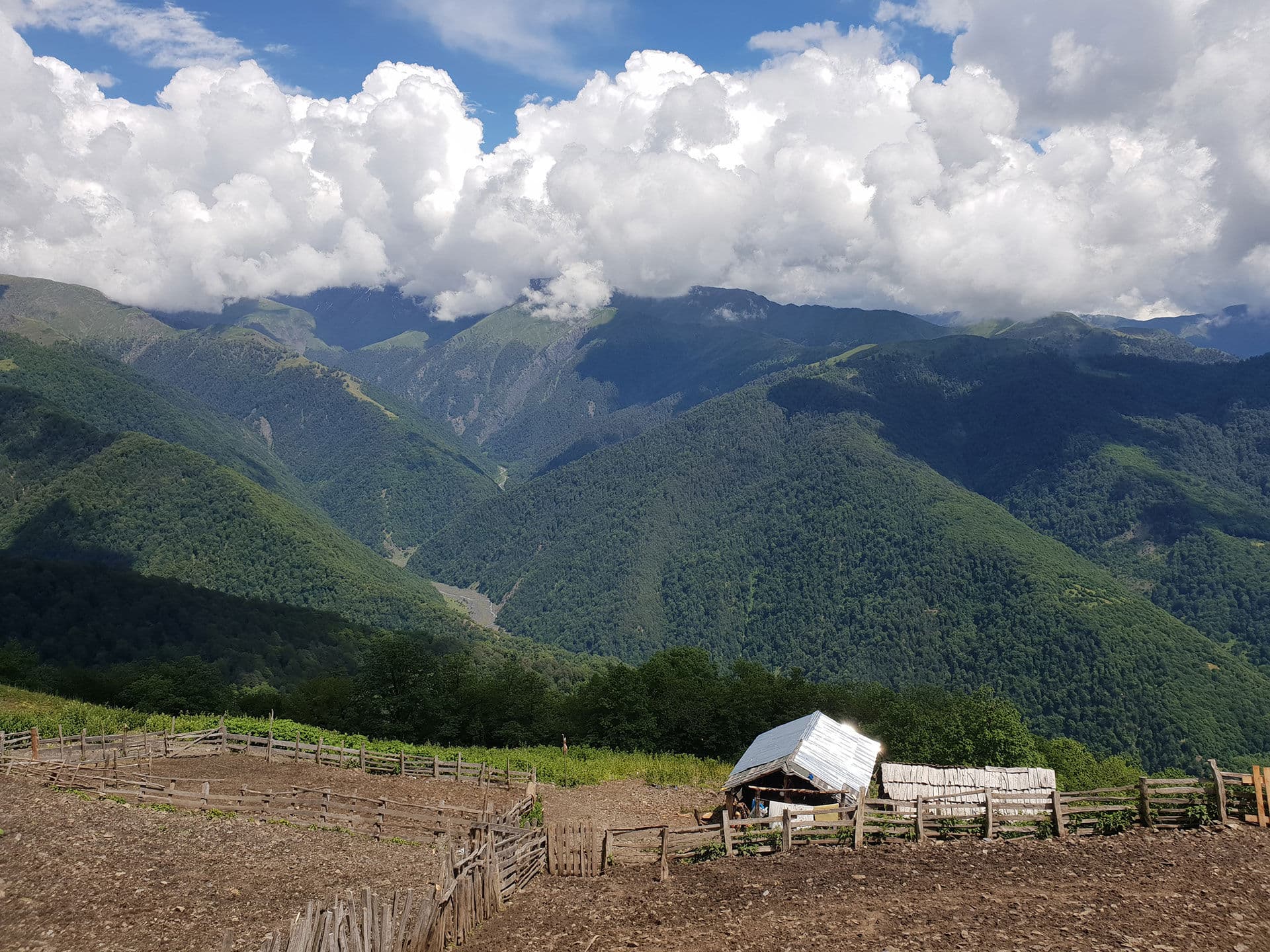 Mountains and Trails Around Lake Nohur